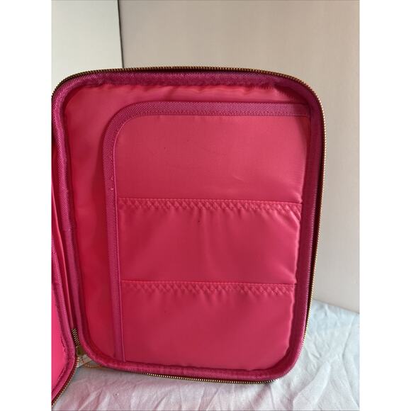 Lilly Pulitzer Laptop iPad Business School Tech Case Sleeve 9" x 12" Pink Floral - Picture 5 of 8